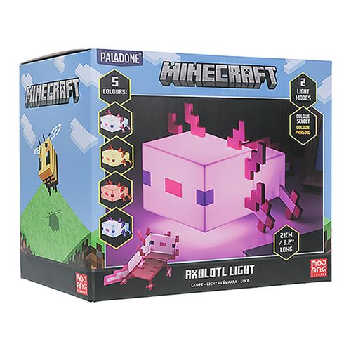 Minecraft Ajolote lamp 13cm