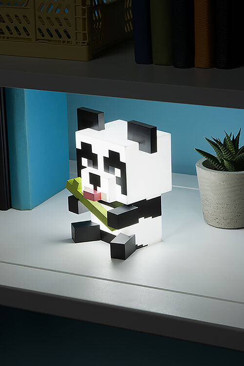 Lampara Panda Minecraft 15cm