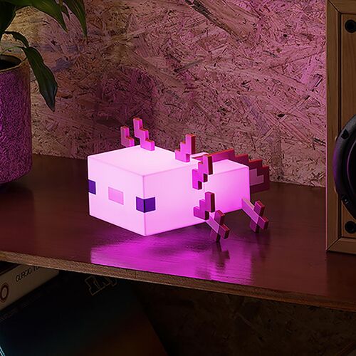 Minecraft Ajolote lamp 13cm