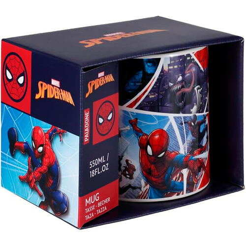 Taza Comic Spiderman Marvel 550ml