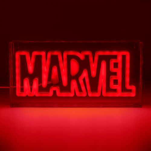 Lampara LED Logo Marvel