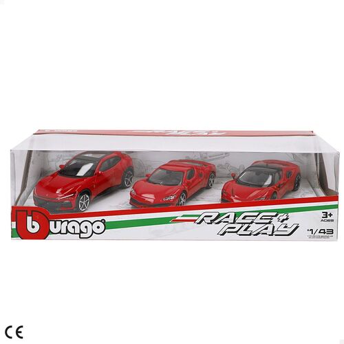 Blister 3 coches Ferrari