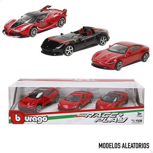 Blister 3 coches Ferrari