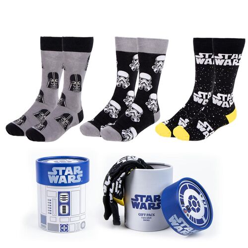 Set 3 calcetines Star Wars adulto surtido