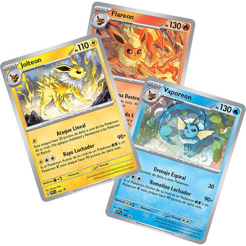 Spanish Pokemon SV8.5 Poster collection collectible card game blister