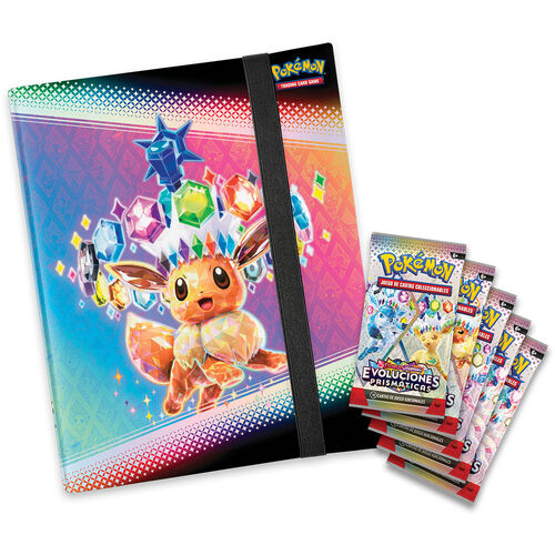 Blister juego cartas coleccionables Binder collection SV8.5 Pokemon Español