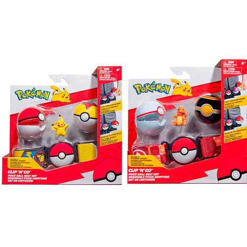 Pokemon Pikachu Poke Ball Belt set assorted