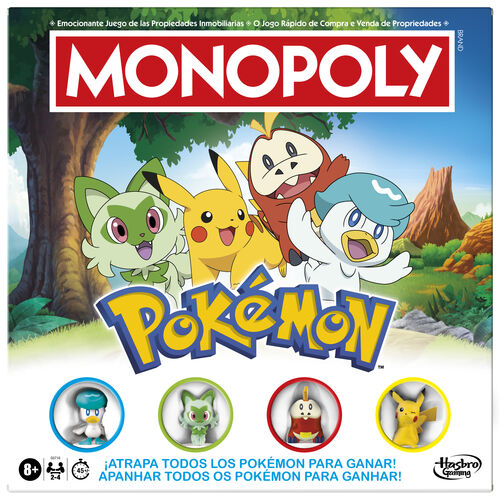 Juego mesa Monopoly Pokemon español