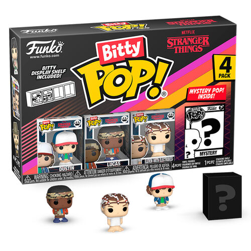 Blister 4 figures Bitty POP Stranger Things Dustin