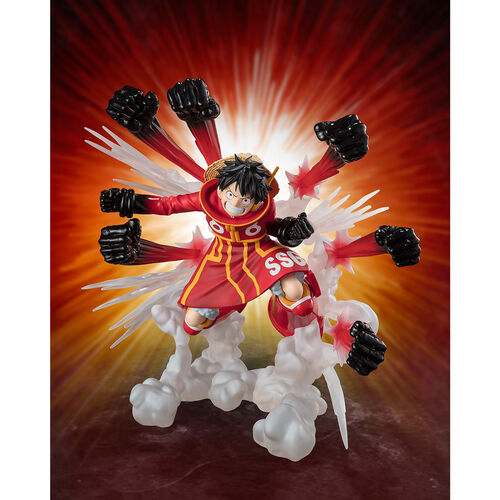 One Piece Monkey D Luffy Gum Gum Hawk Gatling Extra Battle S.H. Figuarts Zero figure 15cm