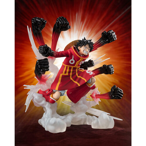 One Piece Monkey D Luffy Gum Gum Hawk Gatling Extra Battle S.H. Figuarts Zero figure 15cm