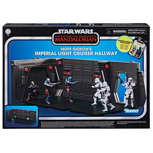 Star Wars Playset Moff Gideons Imperial Light Cruiser Hallway + Mandalorian Privateer figure 9,5cm