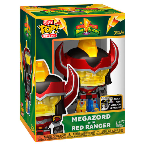 Figura Bitty Bots Mighty Morphin Power Rangers Megazord with Red Ranger