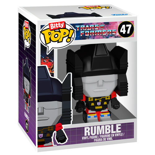 Figura Bitty Bots Transformers Soundwave with Rumble