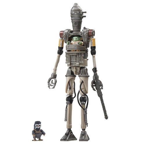 Star Wars The Mandalorian IG-12 Grogu & Anzellan figure 9,5cm