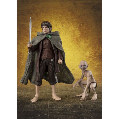 The Lord of the Rings The Fellowship of the Ring Frodo Baggins & Gollum S.H. Figuarts figure