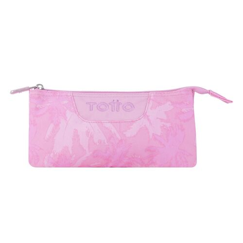 Pink Palm Trees triple pencil case