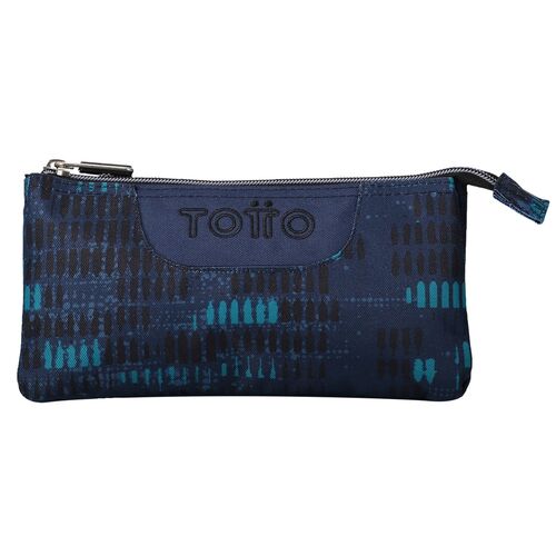 Marbled Blue triple pencil case