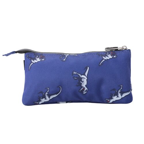 Dinosaurs triple pencil case