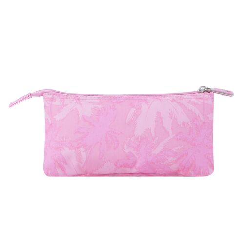 Pink Palm Trees triple pencil case