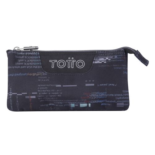 Internet letters triple pencil case