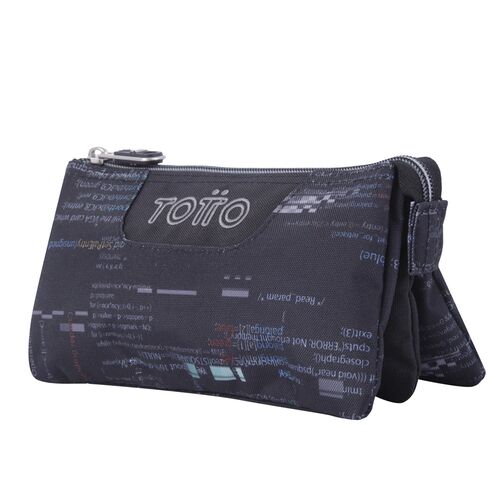 Internet letters triple pencil case