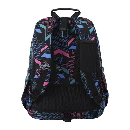 Acuareles Lety Black backpack 44cm