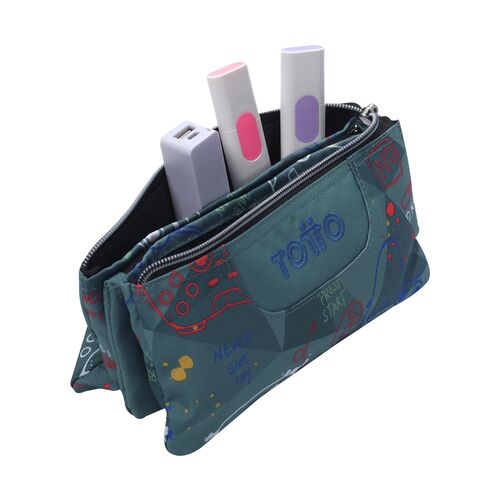 Stick triple pencil case