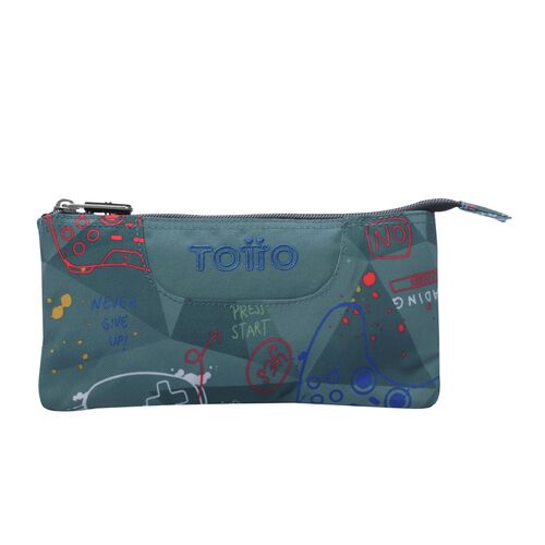 Stick triple pencil case