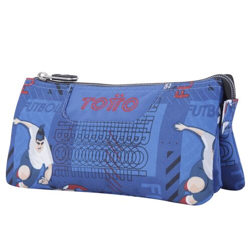 Video game triple pencil case