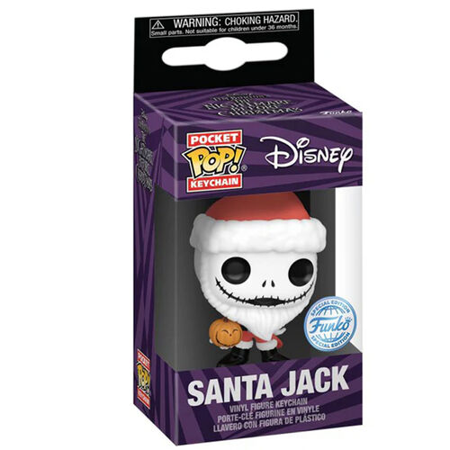 Pocket POP Keychain Disney Nightmare Before Christmas Santa Jack Exclusive