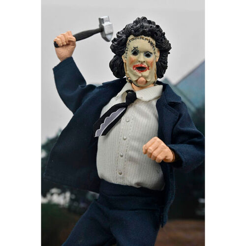 The Texas Chainsaw Man Massacre 50th Anniversary Clothed Leatherface Pretty Woman Mask figure 20cm