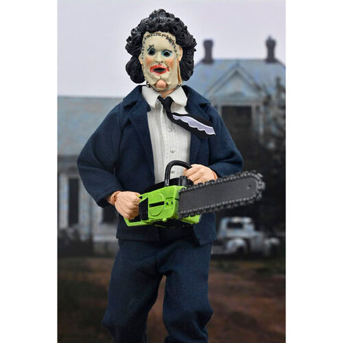 The Texas Chainsaw Man Massacre 50th Anniversary Clothed Leatherface Pretty Woman Mask figure 20cm