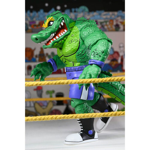 Ninja Turtles Teenage Mutant Stump Wrestling Leatherhead Stump Wrestling figure 18cm