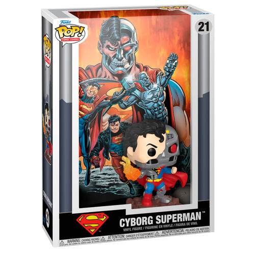 POP figure Comic Cover DC Comics Cyborg Superman