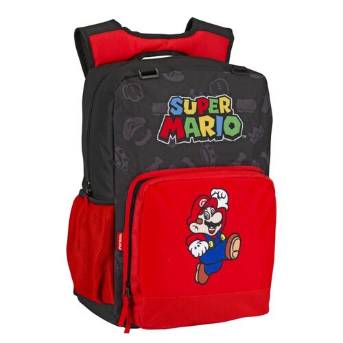 Mochila Super Mario Bros adaptable 43cm