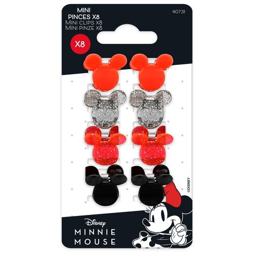 Disney Minnie 8 Mini hairpins pack