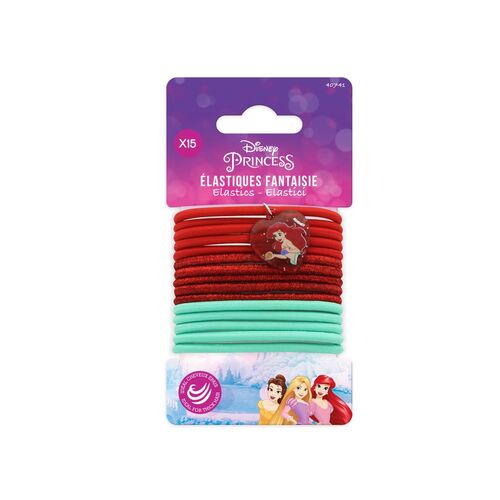 Blister 15 Gomas de Pelo Princesas Disney surtido