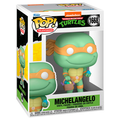 Figura POP Tortugas Ninja Michelangelo Conejo de Pascua