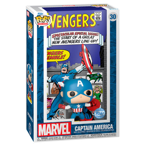 POP figure Comic Cover Marvel Avengers Captain America Exclusive