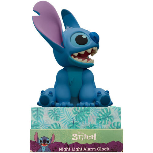 Disney Stitch 3D lamp with alarm clock