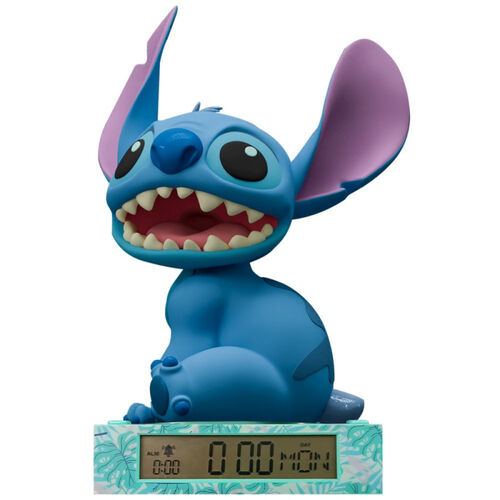 Disney Stitch 3D lamp with alarm clock