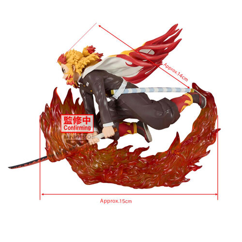 Figura Kyojuro Rengoku Vibration Stars Demon Slayer Kimetsu no Yaiba 14cm