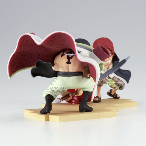 Figura Edward Newgate vs. Shanks World Collectable Log Stories One Piece 13cm