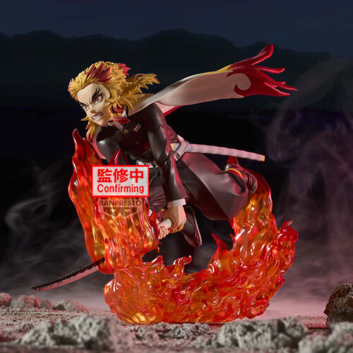 Figura Kyojuro Rengoku Vibration Stars Demon Slayer Kimetsu no Yaiba 14cm