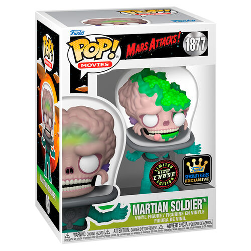 POP figure Mars Attacks Martian Soldier Exclusive 5 + 1 Chase