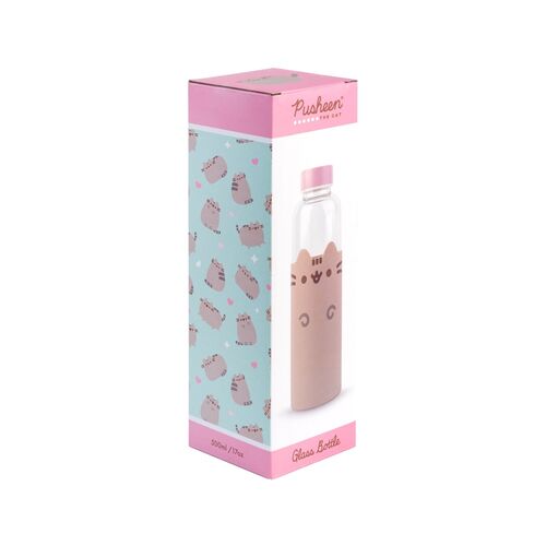 Pusheen glass bottle 500ml