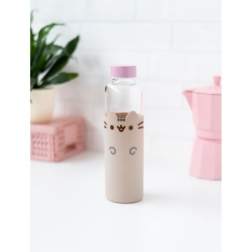 Pusheen glass bottle 500ml