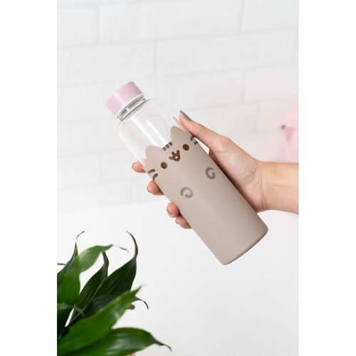 Pusheen glass bottle 500ml