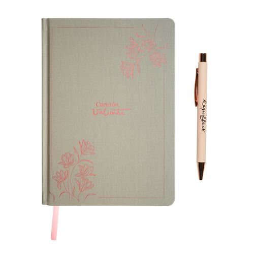 Raquel Beck A5 Notebook + Pen set